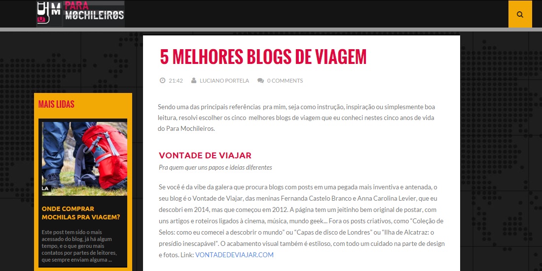 Artigos para blogs