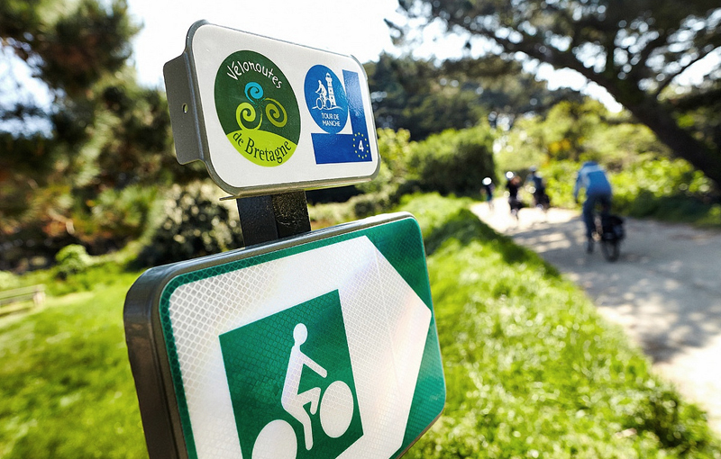 Bicicleta na Europa - trecho da rota Eurovelo 4 na Franca - foto do Flickr da Eurovelo