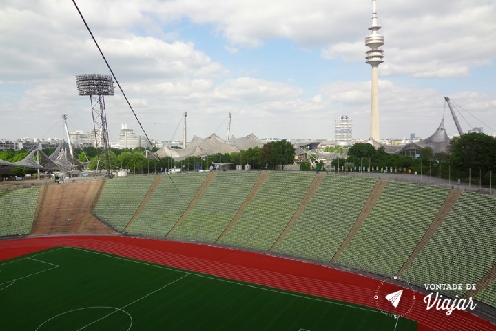 Olympiapark Munique - Vista do estadio olimpico