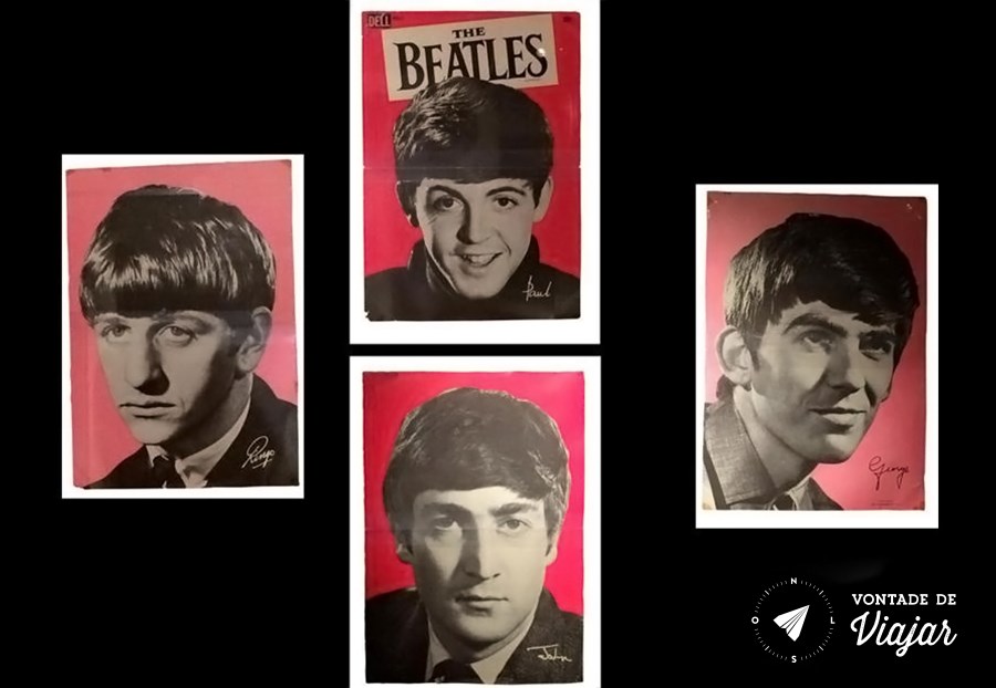Liverpool Beatles - Ringo Paul George John garotos de Liverpool