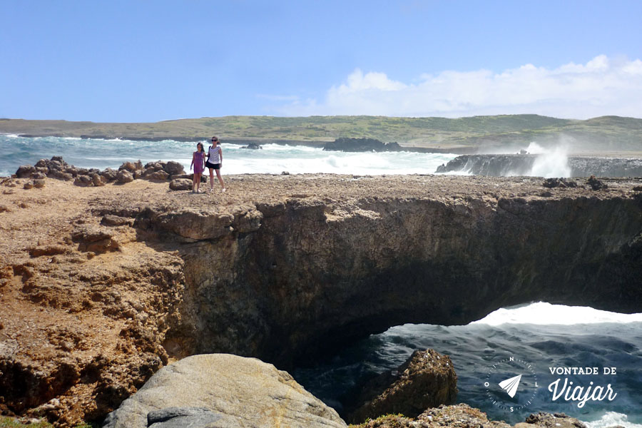 Natural Bridge em Boca Andicuri