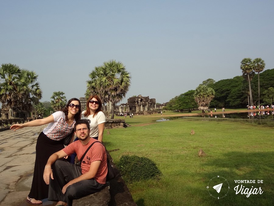 Angkor Wat - O reino de Angkor chegou a ter 1 milhao de habitantes