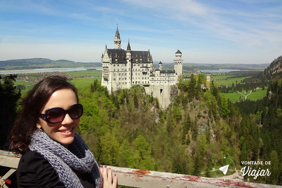 O castelo de Neuschwanstein: cenário de conto de fadas na 