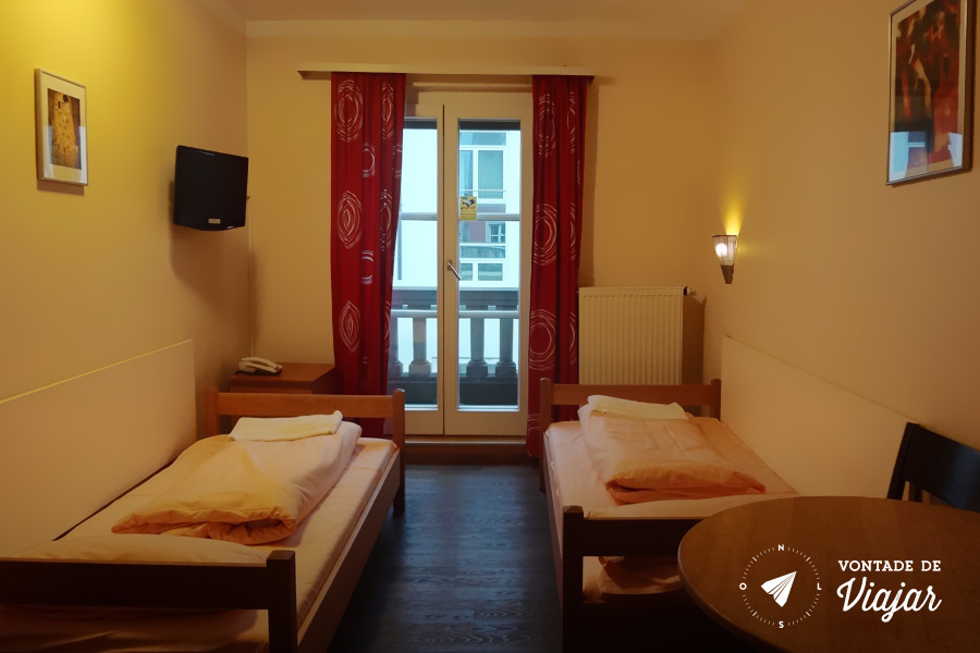Onde ficar em Munique - Euro Youth Hostel quarto duplo