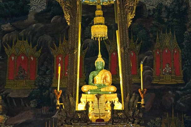 Bangkok - Buda de Esmeralda no Grand Palace