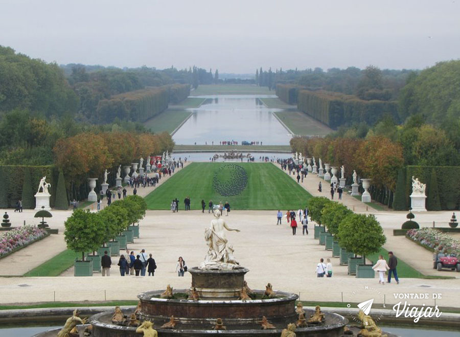 Palacios nos arredores de Paris - Jardim do palacio de Versailles