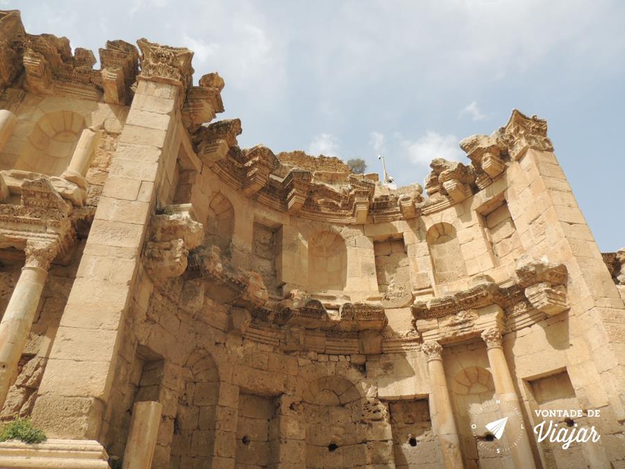 Jerash na Jordania - Ninfeu