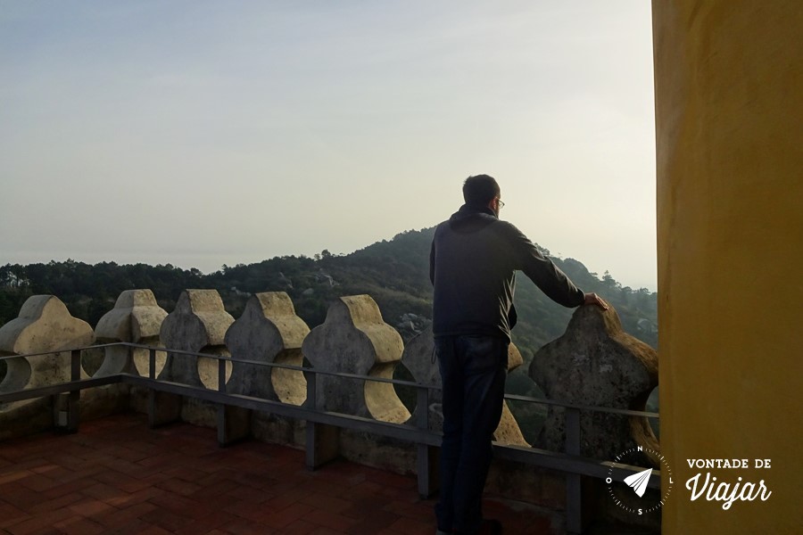 Sintra Eca de Queiroz - Palacio da Pena no alto da Serra