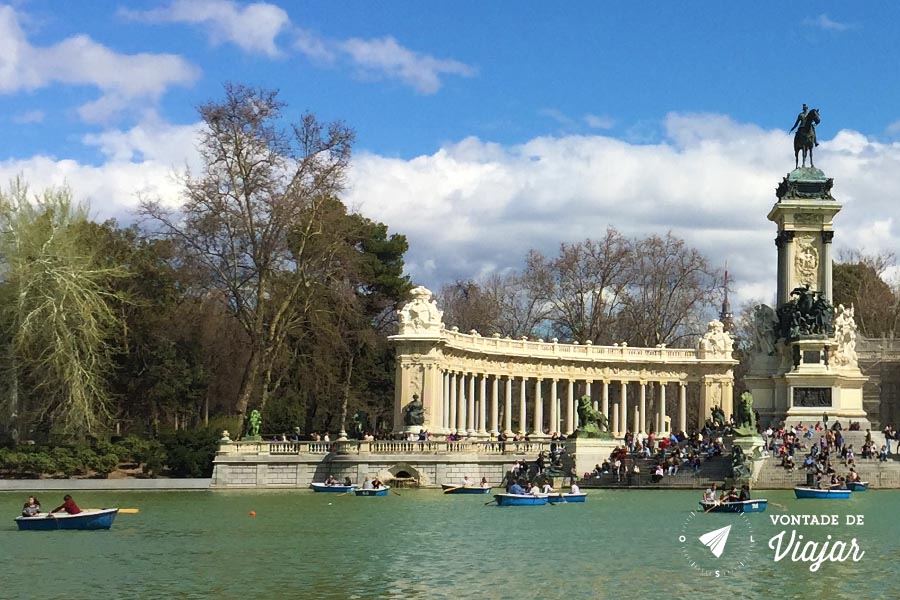 Madri Parque do Retiro - Lago Grande Estanque