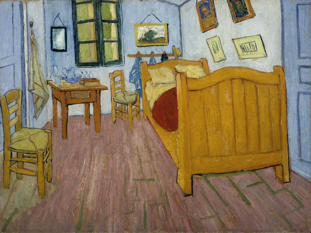 Van Gogh -Quarto em Arles 1888 - Museu Van Gogh Amesterdam