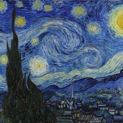 Van Gogh em Provence - Noite Estrelada 1889 - MoMA NY